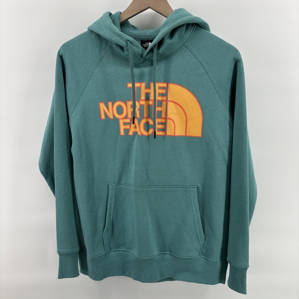 The North Face Half Dome Pullover Logo Hoodie Women's Medium Bristol Blue NWT